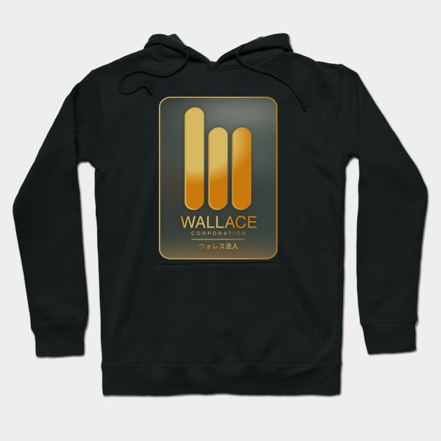 Wallace Corporation Digital Logo Hoodie by Designwolf